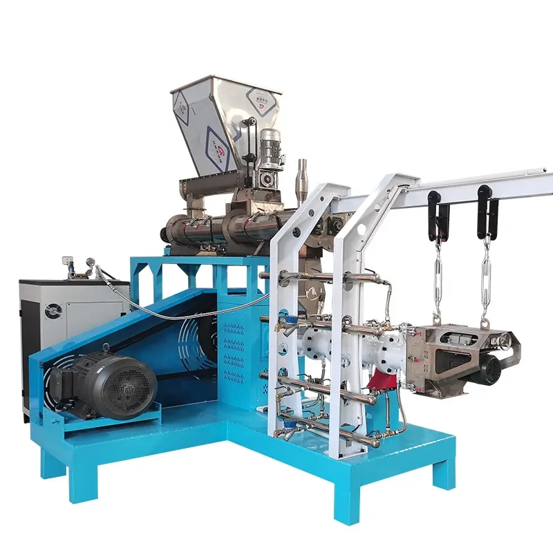 full fat soya wet type soybean corn extruder machine steam with preconditioner compound feed soybean extruding plant