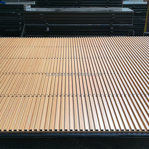 Современная черная деревянная алюминиевая невидимая решетка, водонепроницаемая автоматическая дверь гаража, вертикальная решетка, решетка, ограждение ворот, отделка - Product Image 4