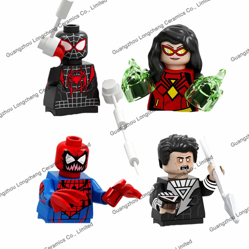 PG8198 DC personaje superhéroes Spider Series Kurotsuchi Shazam Bloodbath Man Mini bloques de construcción figuras de acción chico juguete para regalo