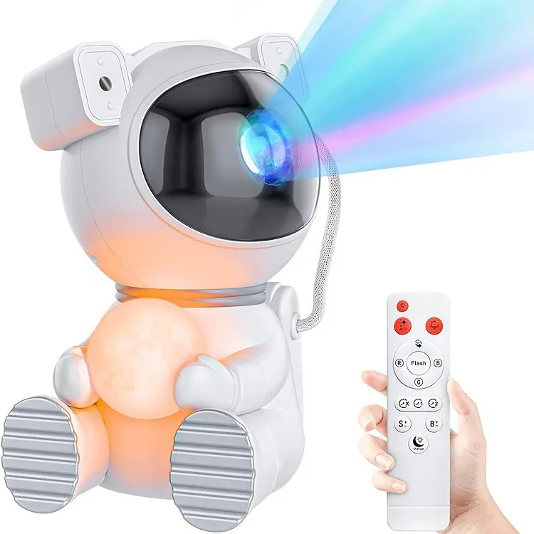Star LED nébuleuse Spaceman Smart Home veilleuse galaxie astronaute projecteur lumière avec lampe de lune pour enfants chambre décor fête cadeau