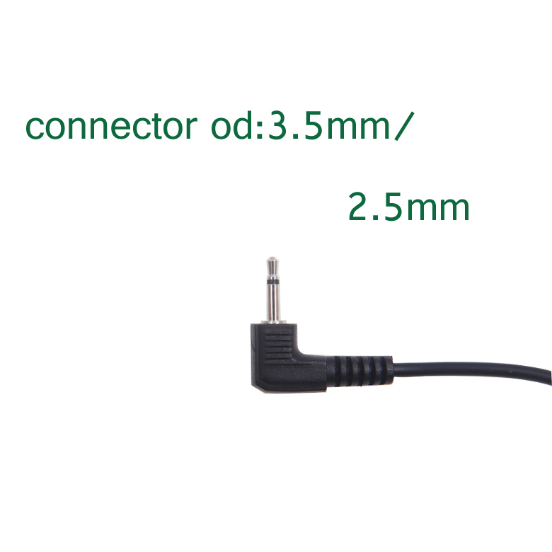 Negro, 3,5 mm
