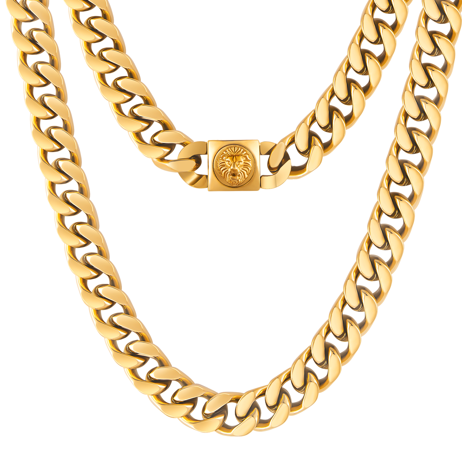 Gold Necklace-12mm