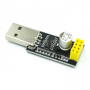 ESP01 programmatore adattatore UART GPIO0 ESP-01 adattatore ESP8266 CH340G USB a ESP8266 seriale Wireless modulo scheda di sviluppo Wifi - Product Image 1