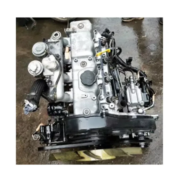 Mitsubishi 4D56 4d33 Motor diesel usado con transmisión para camionetas 4d34 4g64 4g18 4g15 4g63