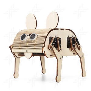 ESP32 Smart Robot Kit ESP-32 DIY Roboter Maus Roboter Kaninchen Programmierung Ultraschall Hindernis vermeidung Kit Kompatibel mit Arduino