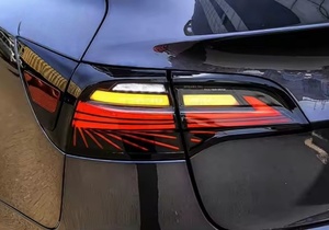 Tesla modeli 3 Model y için otomatik şık araba kuyruk işık 2019 2022-UP Tesla araba aksesuarları için LED park lambaları - Product Image 5