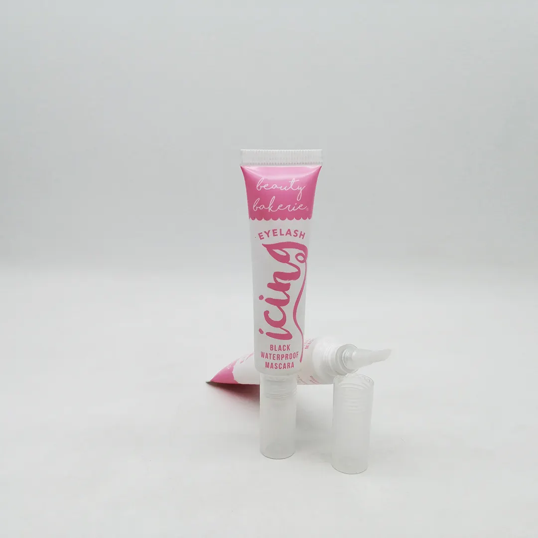 Tubo de plástico para cosméticos, tubo vacío de brillo de labios para esmalte de uñas, redondo, personalizado, 10ml