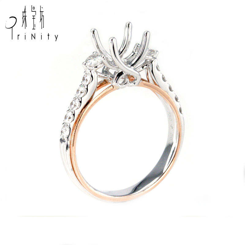 18k white gold