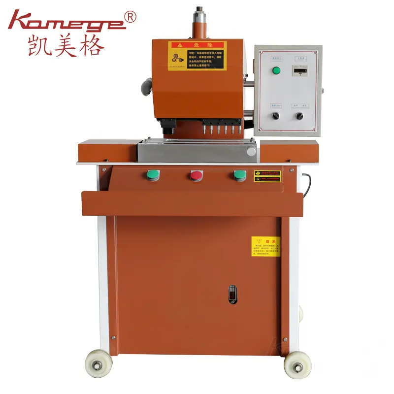 Kamege XD-380 cinto de couro hidráulico perfurador furo máquina