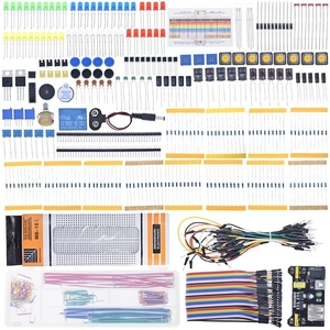 Elektronik komponente Super Kit mit Jumper Wires Color Led Resistors Register Card Summer für Arduino - Product Image 1