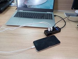 4-Port <strong>USB</strong> 3.0 Hub Splitter 5Gbps <strong>USB</strong> Data Hub 4 in 1 with LED Indication for Windows <strong>PC</strong>, Mac, Surface Pro,Laptop, Printer,30cm - Product Image 4