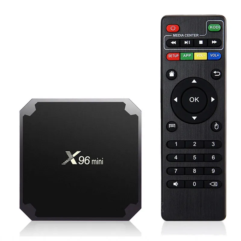 Ot tv box x96 7.1 2gb 16gb x96 mini, tv box, download grátis, suporte 2.4g 5g wifi
