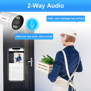 HFWVISION全彩夜视智能人工智能检测3Mp监控摄像头3MP PoE安全IP摄像头 - Product Image 6