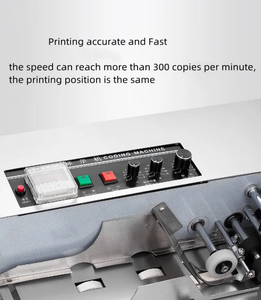 Tinten rad Verfalls datum Codier maschine Chargen nummer Code Druckmaschine MY-380F automatische feste Heiß prägung Datums codierer Drucker