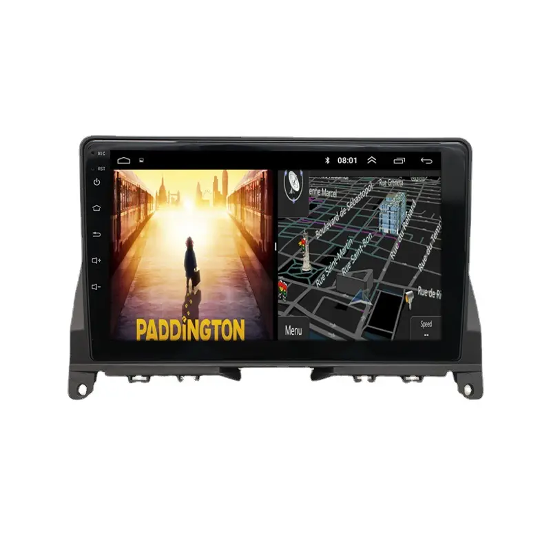 Benz classe C 9 pollici Stereo multimediale per auto DVD Radio di navigazione Gps per Mercedes Benz classe C C180 C200 W204 2007-2011 autoradio