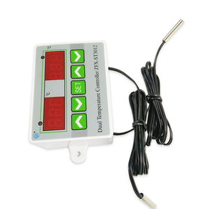 Controlador de temperatura digital-W3012 DC24V Controlador de temperatura digital LED Medidor de sensor de interruptor de termostato