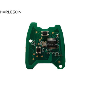 リモートカーキーPCB 433MHz ID46 PCF7961チッププジョー用106 107 206 <span class=keywords><strong>207</strong></span> 306 307 407 407パートナーXsara Picasso 2ボタンサーキットボード