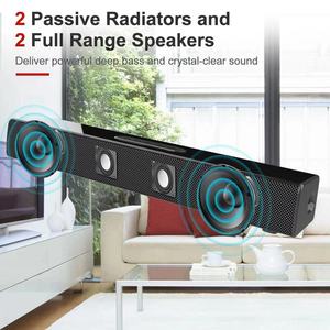 Nueva llegada portátil 100W inalámbrico para altavoz Bluetooth con Bass Home Theater Soundbar Subwoofer con fuente de alimentación de CC remota - Product Image 6
