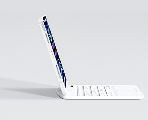 IFacemall 2024/2023 Model Backlit for Bluetooth <strong>Wireless</strong> <strong>Keyboard</strong> Case for iPad Pro Air 10.9/11/12.9 Pencil USB Switch <strong>Keyboard</strong> - Product Image 2