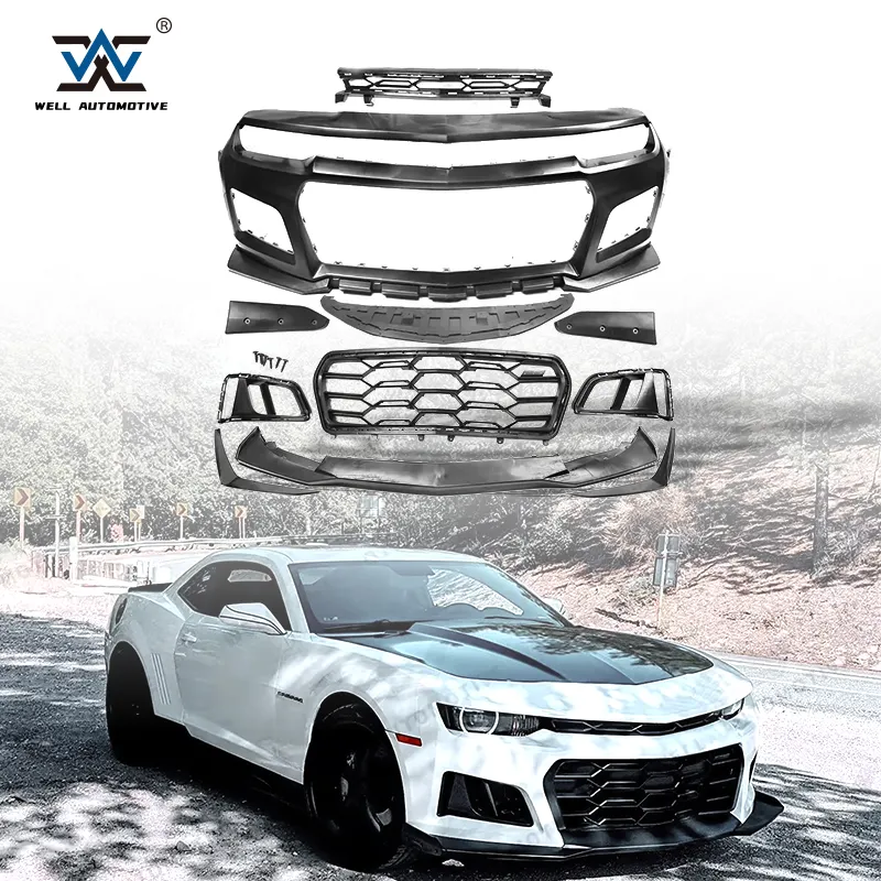High Quality Body Kit Front Bumper ZL1 Style For Chevrolet Camaro 10-15 and 16-18 19-22