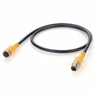 センサーアクチュエータエンコーダ制御M16 2 3 4 5 6 7 8 12 14 1619ピンオス産業用電源信号円形コネクタケーブル - Product Image 1