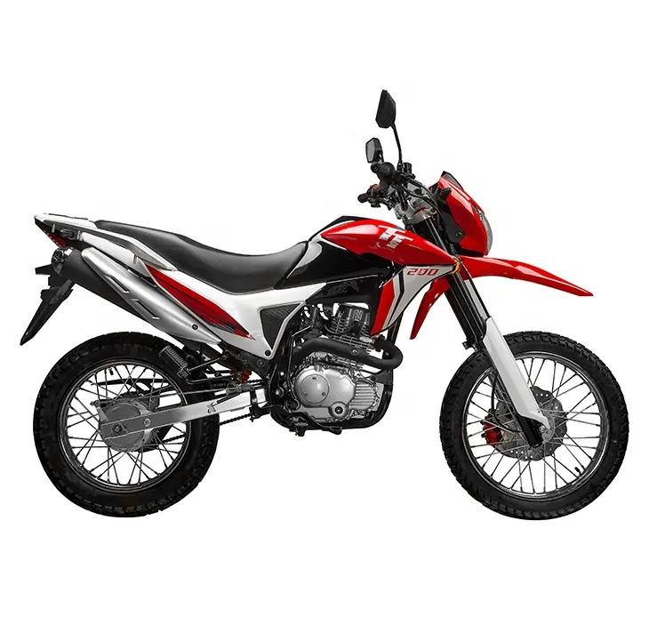 갤럽 핫 세일 200cc 4 스트로크 오토바이 먼지 자전거 도로 및 오프로드 가스 레이싱 클래식 모터 실린더 호크 250 먼지 자전거