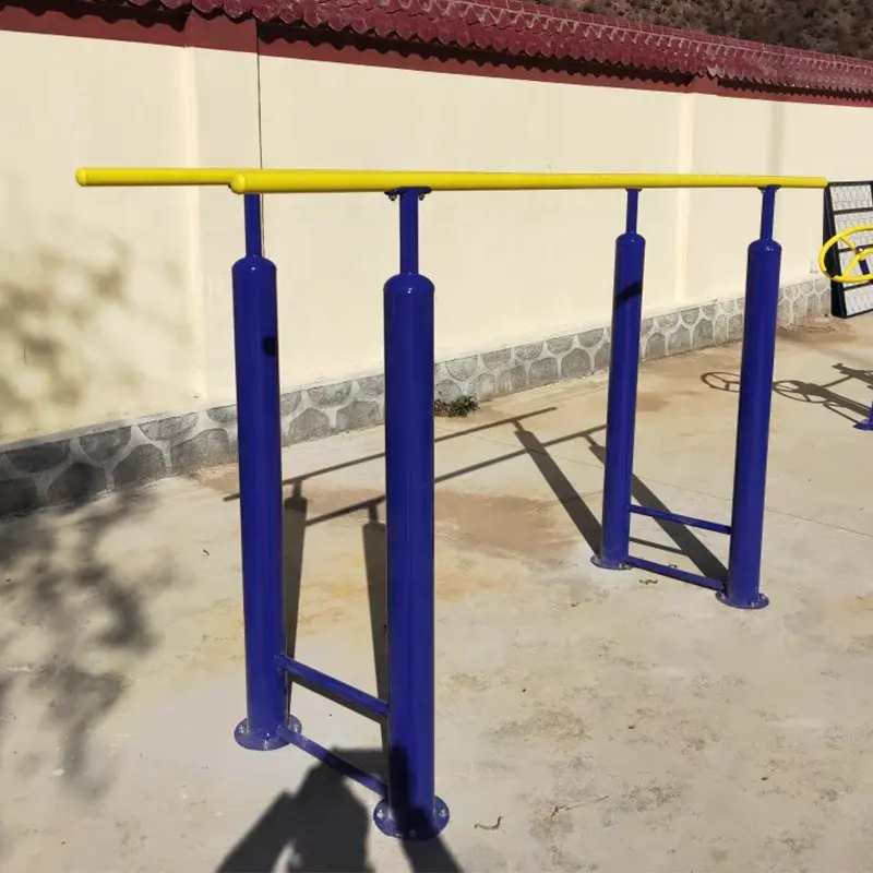 Producción de alta calidad de barras paralelas al aire libre y barras horizontales equipos de fitness al aire libre