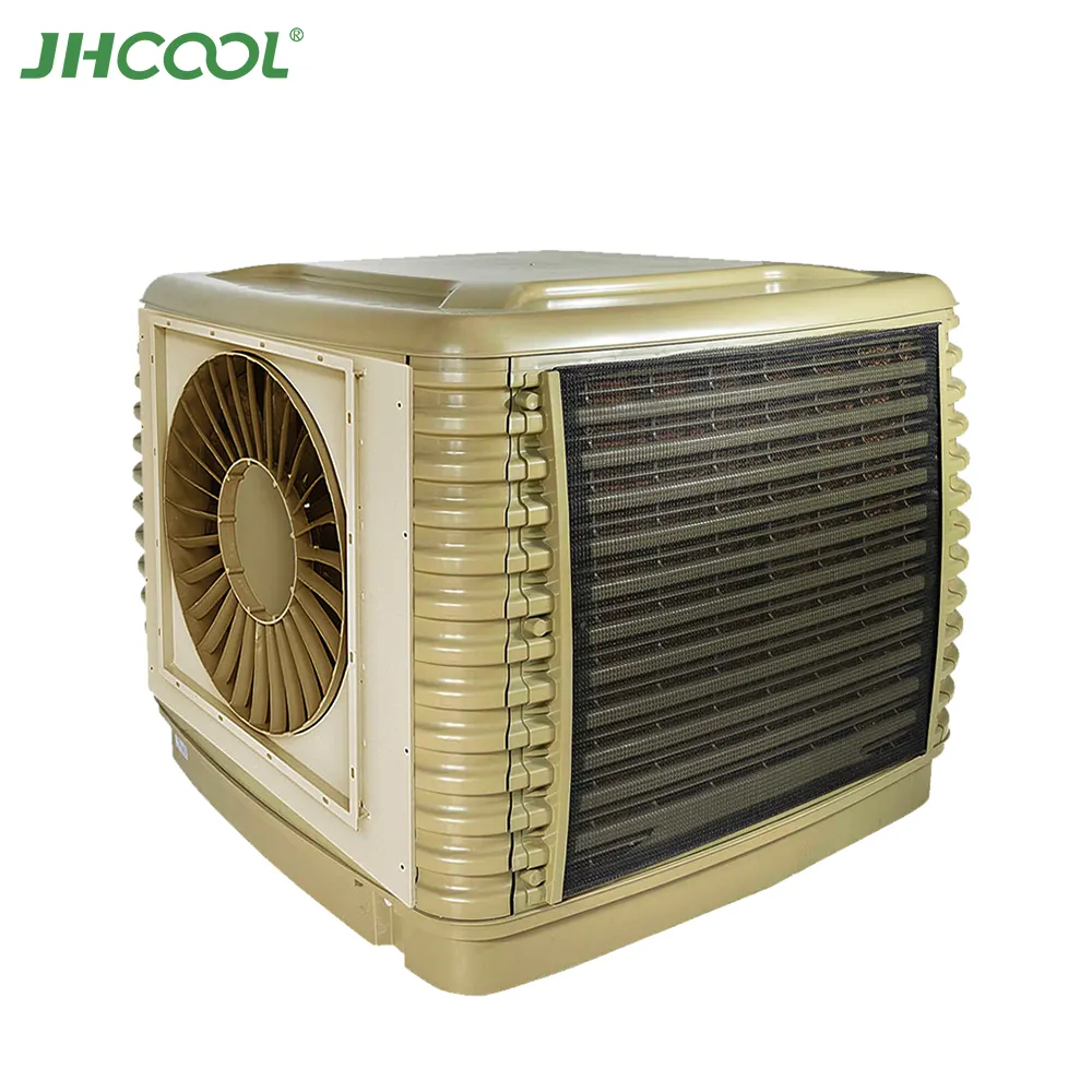 JHCOOL scarico laterale raffreddamento ad acqua industriale ventilatore di scarico finestra industriale montata sul deserto raffreddatore ad aria prezzo