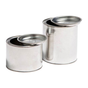 Mini Round 4OZ 8OZ 16OZ 32OZ Silver <strong>Tin</strong> Plate T1 Empty Paint <strong>Tin</strong> <strong>Cans</strong> with Lid <strong>for</strong> Candle Packaging <strong>for</strong> <strong>Crafts</strong> and Stickers - Product Image 4