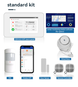 2023 alarma anti intrusión para sistema de seguridad doméstico inalámbrico con Red dual WiFi 4G y aplicación móvil de protección de seguridad - Product Image 2