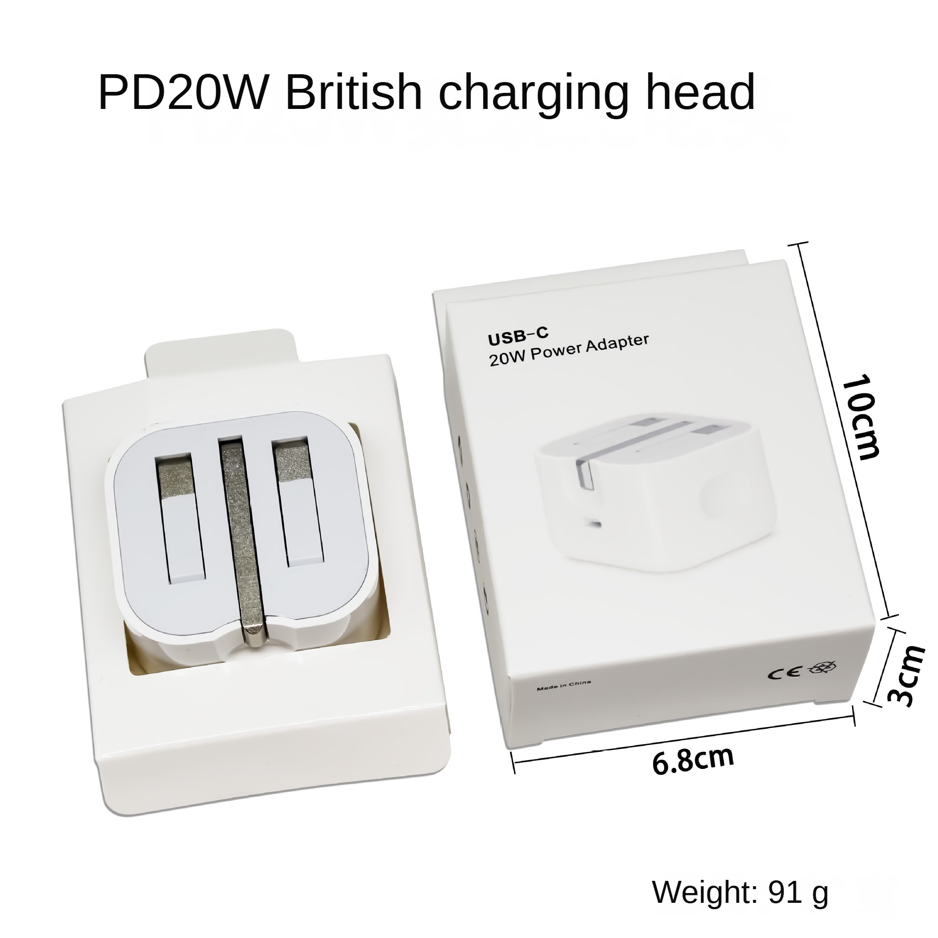 Chargeur blanc PD3.0 20W