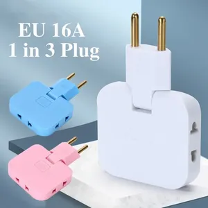 Tragbarer 3-in-1-Steckeradapter von EU nach UK Gedrehte Steckdosen Wand stromrichter Steckdose Extender - Product Image 2