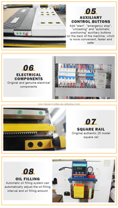 Enrutador CNC automático 4x9, producción de puertas de muebles ATC, Madera/MDF/acrílico, tornos de corte anidado, carga automática, descarga, nuevo - Product Image 5