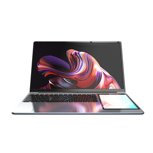 デュアル画面ラップトップ15.6インチ + 7インチタッチスクリーンIntel N100プロセッサゲーミングラップトップノートブックコンピュータビジネスノートパソコン - Product Image 3