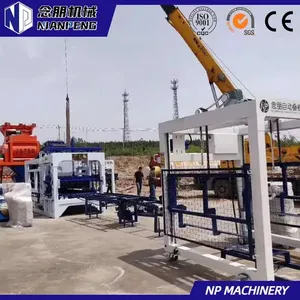 摊铺机砌块制造机QT12-15D空心砌块制造机的大推广 - Product Image 6