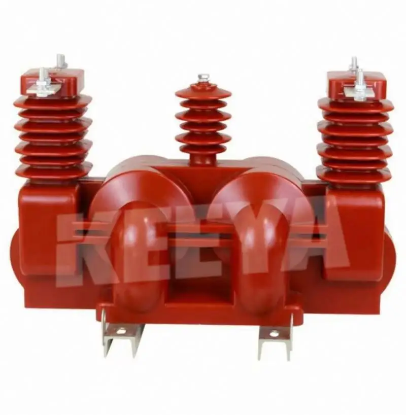 Keeya JLSZV-10 tipo caixa de medição de transformador combinado 10KV ao ar livre seco de uma peça de dois elementos