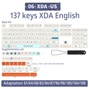 140 tuşları peynir kedi Matcha PBT klavye tuş XDA profil İspanyolca rusça japon kore Keycaps için özel mekanik klavye Keycaps - Product Image 4