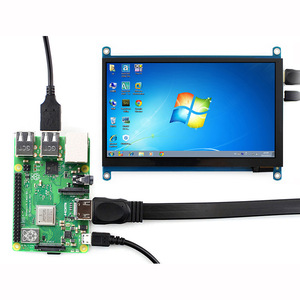 Lampone Pi5 7 pollici HD LCD PC Monitor 1024*600 IPS Touch Screen capacitivo per lampone Pi 5/4B/3B/Zero Jetson Nano Win10 - Product Image 3