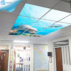 ฝาครอบไฟฟ้า auxosky ดีไซน์สกายไลท์ LED 60x60แผงไฟเพดาน2x2 - Product Image 3
