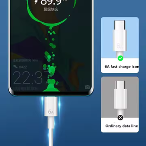 Yüksek kalite şarj aleti 1M/3Ft 2M/6Ft Usb telefon transferi hızlı şarj Bold mikro 6A modeli C telefon veri kablosu - Product Image 5