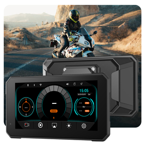 6 inch không dây Moto máy ảnh TMPS Carplay Android Màn hình tự động không thấm nước IP67 Xe máy GPS Navigator cho xe máy - Product Image 1