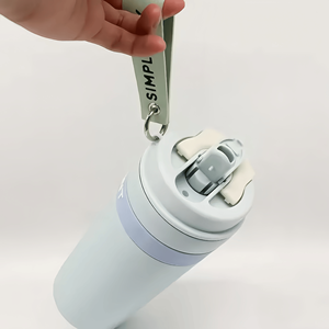 Bình giữ nhiệt chân không bằng thép không gỉ 600ml, bình nước cho người lớn, giữ nhiệt tốt, cốc du lịch dùng cho cà phê và trà nóng - Product Image 5