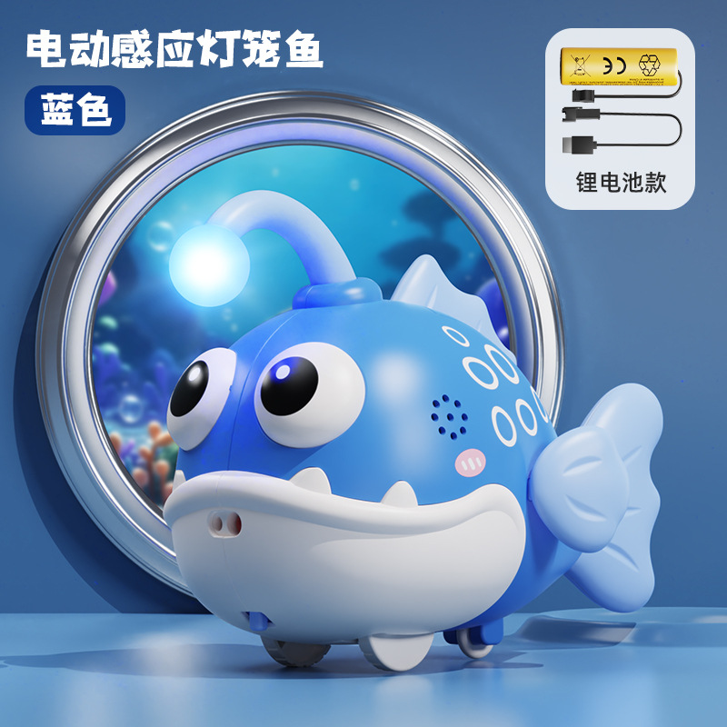 Pez payaso oscilante eléctrico azul