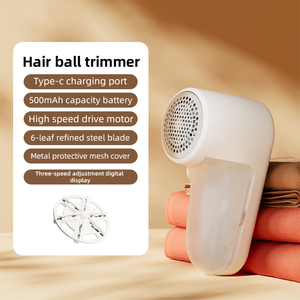 Perfectionre Điện Có Thể Sạc Lại USB/type-C Mini Xách Tay ABS Lưỡi Thép Không Gỉ Tự Động Lint <span class=keywords><strong>Remover</strong></span> Cho Quần Áo Len - Product Image 6