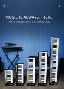 Teclado midi para estudio, dispositivo con 37 teclas de semi peso, usb, controlador midi, plug and play WORLDE, para música, fábrica OEM - Product Image 4