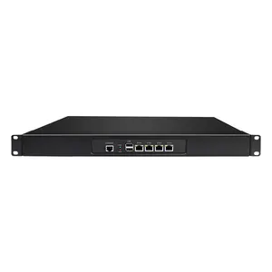 19 pulgadas 1U rack Servidor de computadora j4125 J5025ES Atom N2600 4Lan 2500m i225v3 Firewall Server Rack 1u Linux Mini Server rack 1u - Product Image 2