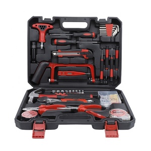 便携式储物箱手修理工具套装家用工具套件全套机械工具箱套装 - Product Image 1