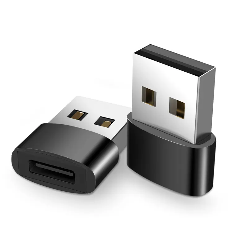 USB Tipo A Macho para Tipo C Feminino Conectores de Carregamento Conversor-C Adaptadores USBC USB-C para Adaptador USB