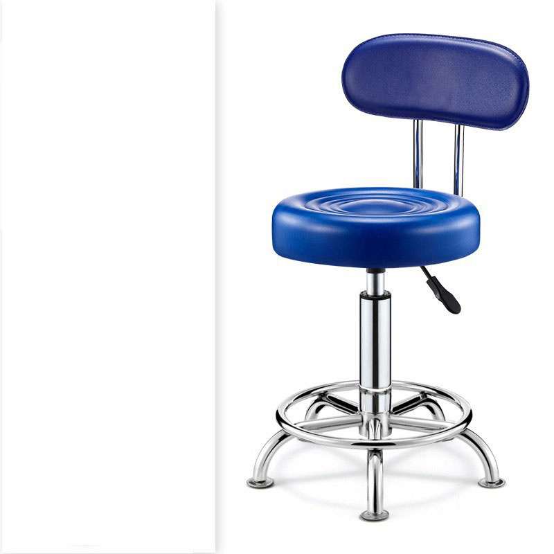 Pedane blu con schienale alto