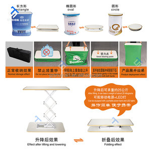 用聚丙烯聚氯乙烯防抱死制动系统材料制造廉价促销台，用于制造柜台，价格有竞争力 - Product Image 4